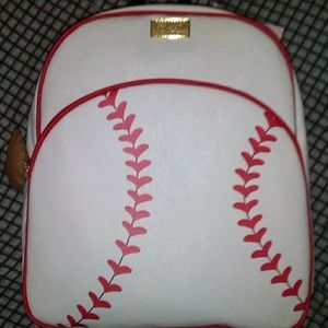 Betsey johnson baseball backpack