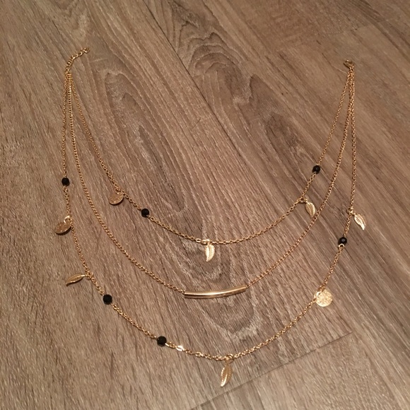 1 LEFT! 3 Layer Chain Fall Charms Fashion Necklace - Picture 2 of 4