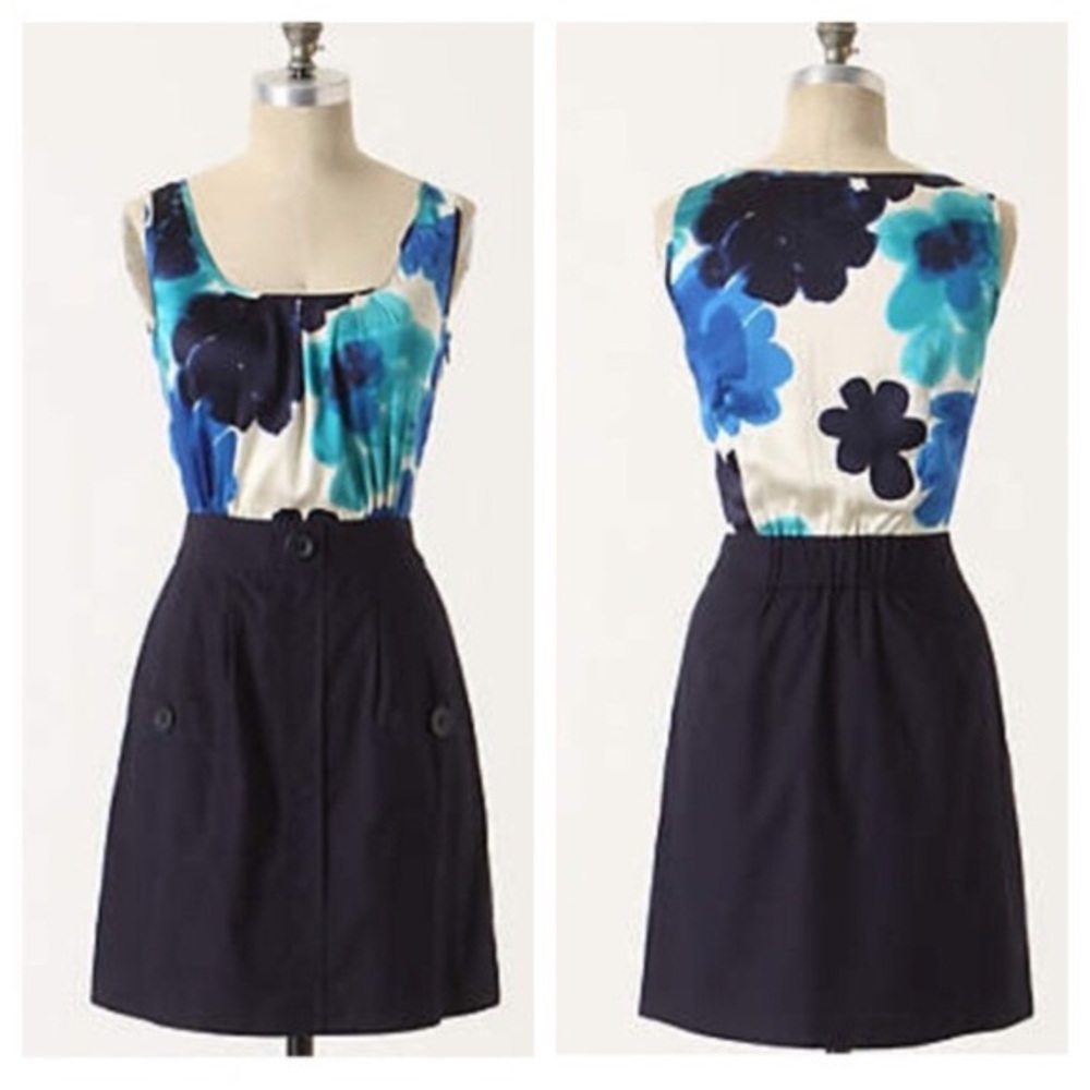 Anthropologie Doubly Dapper Dress