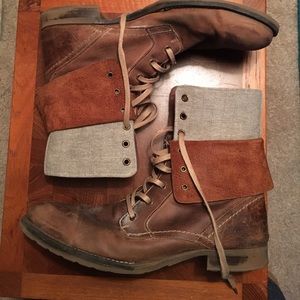 Brown bull boxer boots