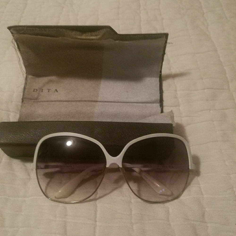 White Dita sunglasses