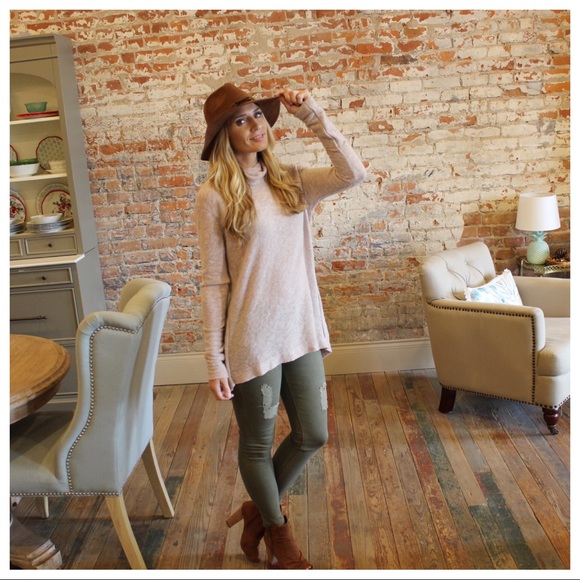 Olive distressed skinny jean - Picture 8 of 8