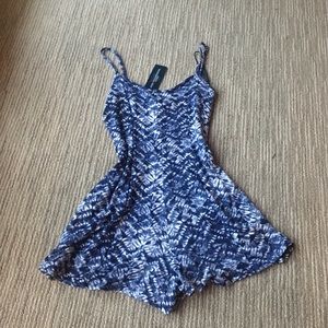 ONE ❤️ CLOTHING Blue tie dye Romper!