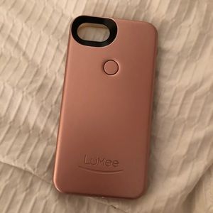 Lumee Rose Gold iPhone 6/6s/7 case