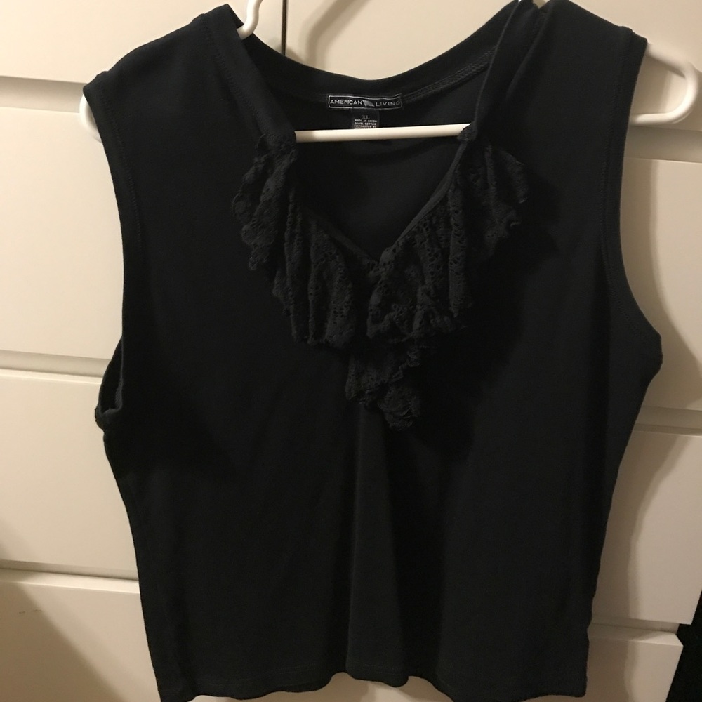 Ruffly tank top