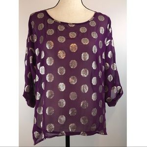 Purple Mandala Blouse
