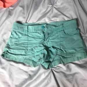 Blue shorts