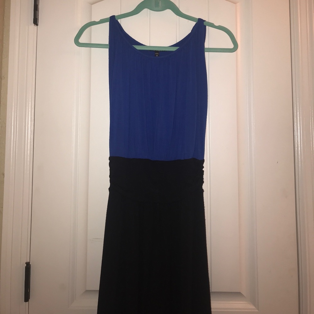 Express Black and Blue Dress