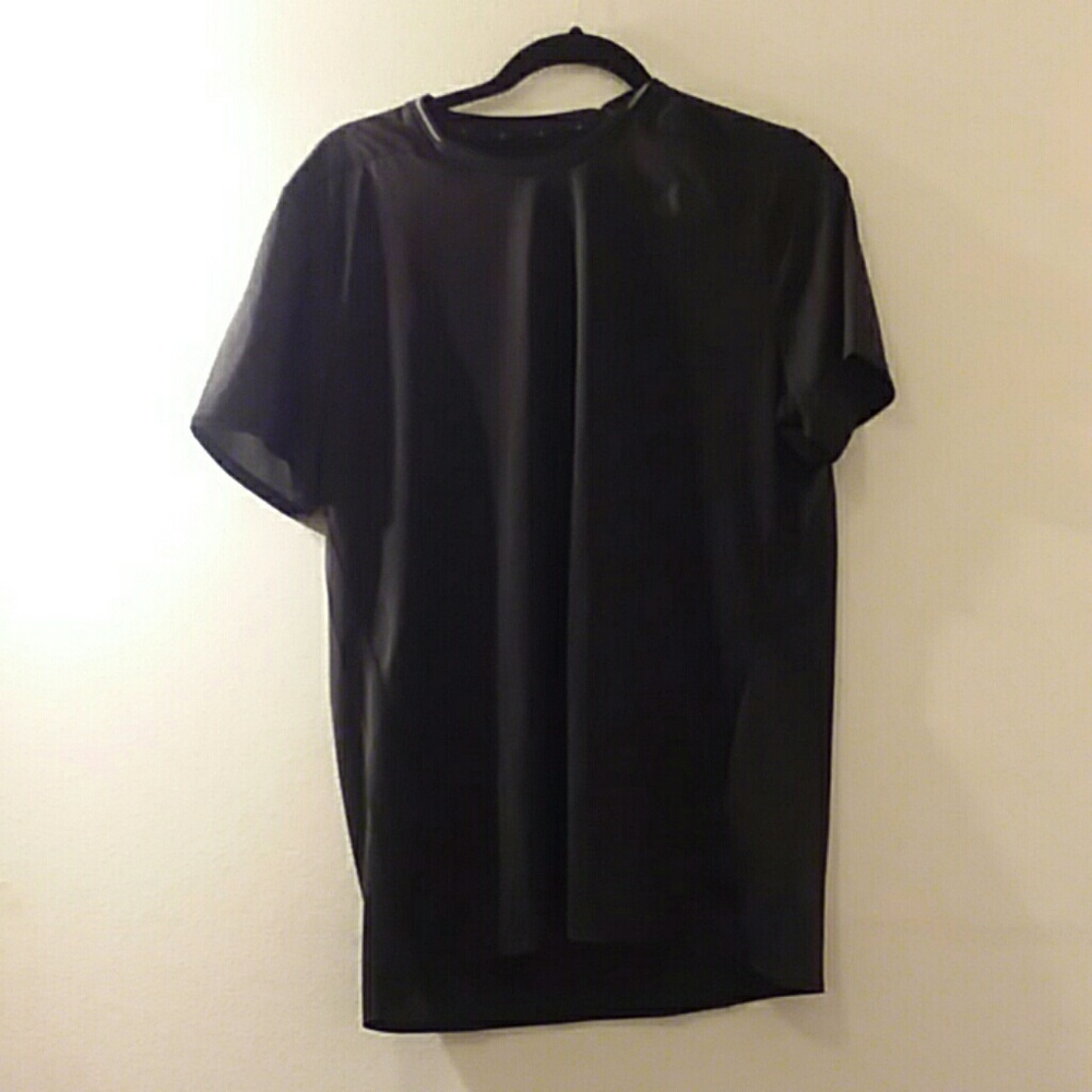 SOLD - NWT Men's Adidas M black soccer shirt