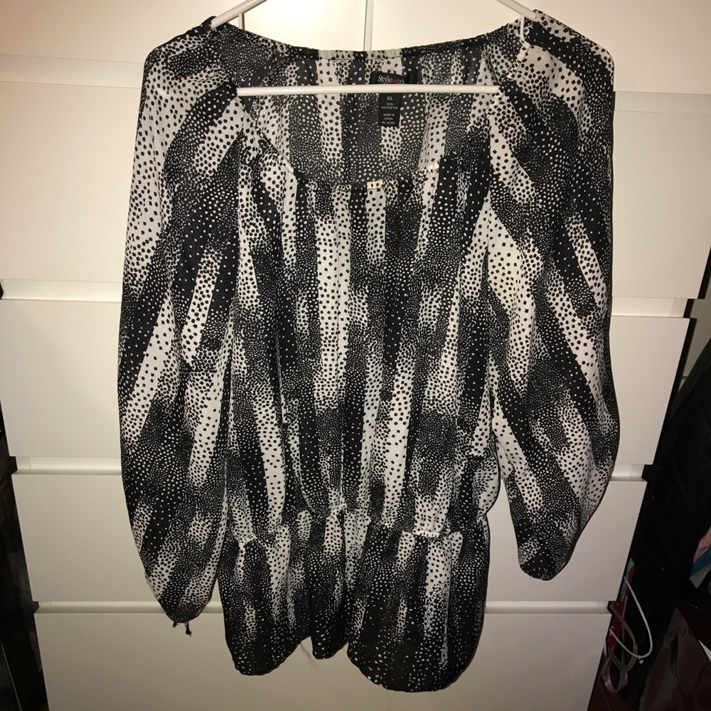 Style & Co peplum top