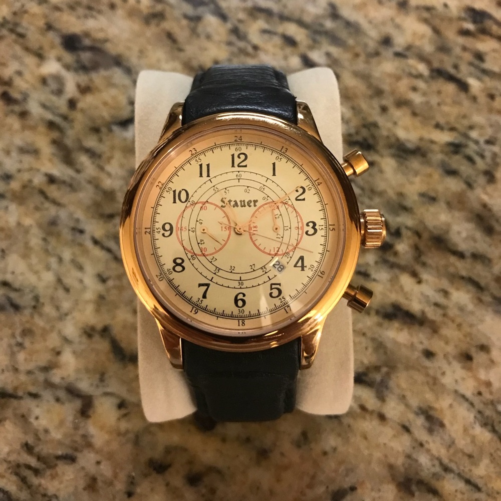STAUER CHRONOGRAPH MENS WATCH