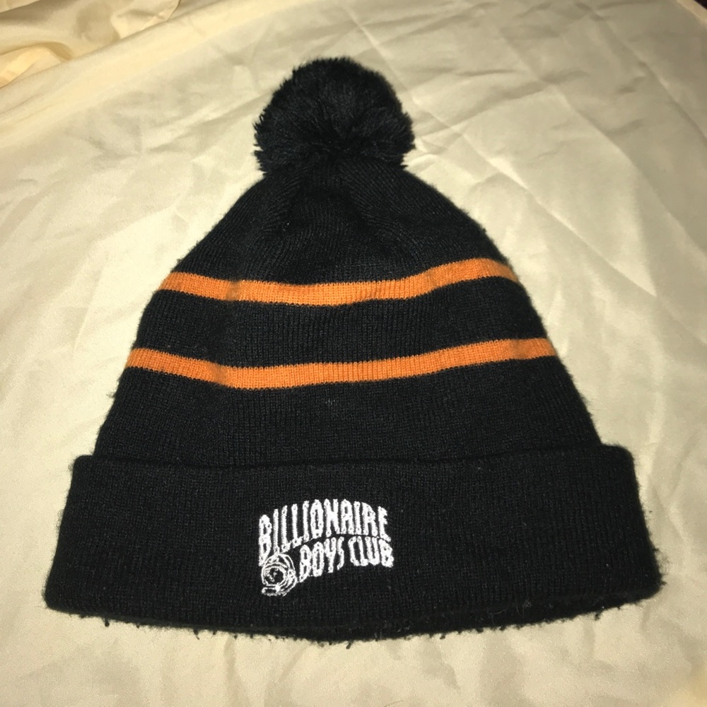 Billionaire Boys Club Beanie (Black and Orange) OG