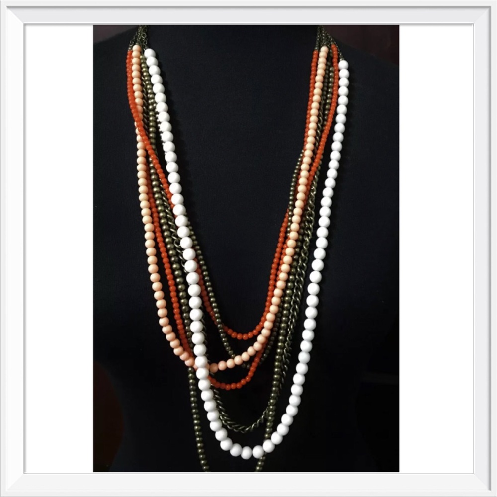 BOHO Premier Multi -Strand Statement Necklace - Picture 3 of 5