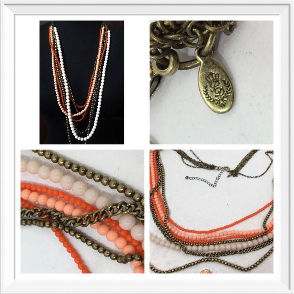 BOHO Premier Multi -Strand Statement Necklace - Picture 5 of 5