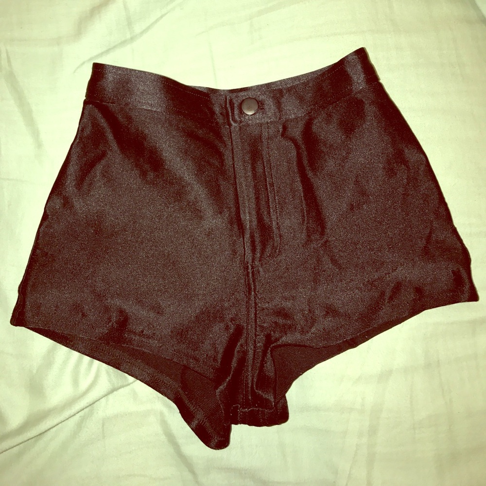 Black American Apparel Disco Shorts