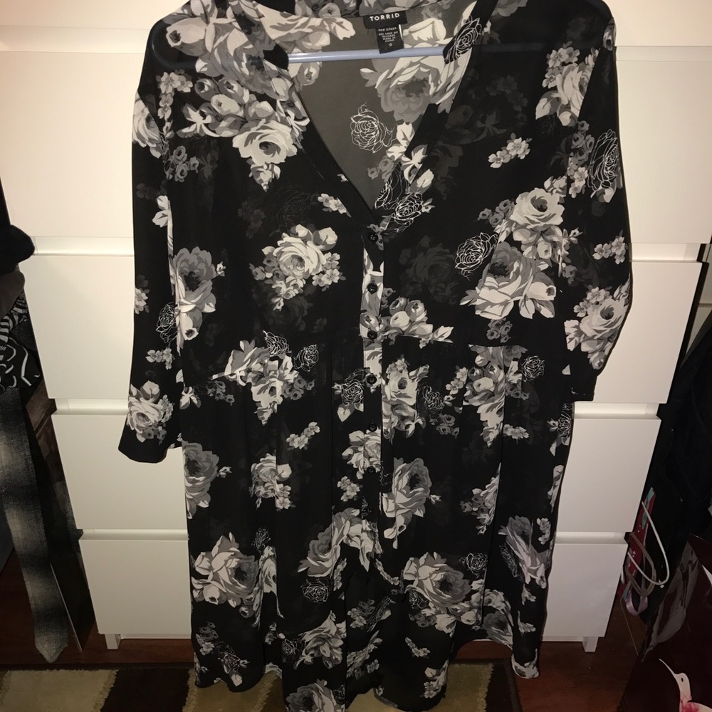 Sheer tunic from Torrid