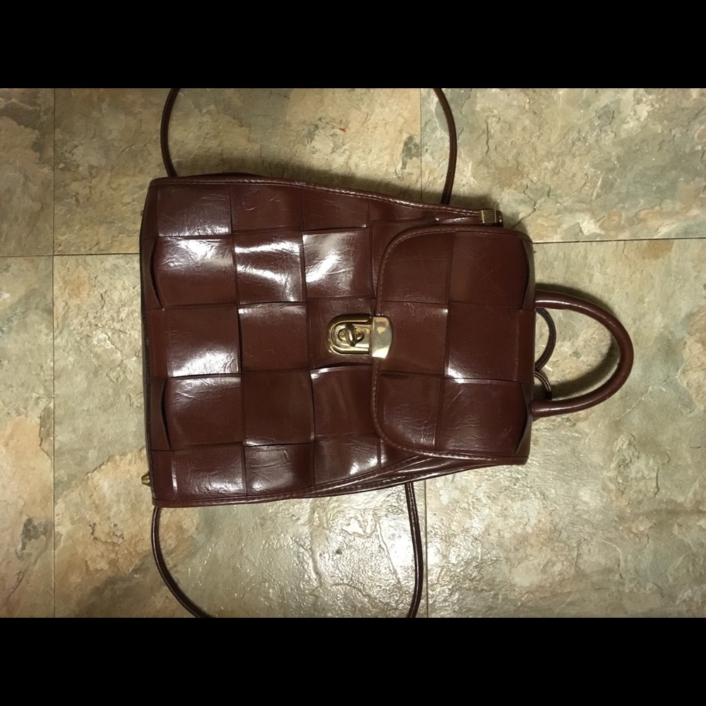 Brown, Leather Vintage Backpack