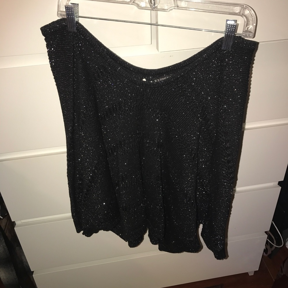 Sparkly dolman top from Express