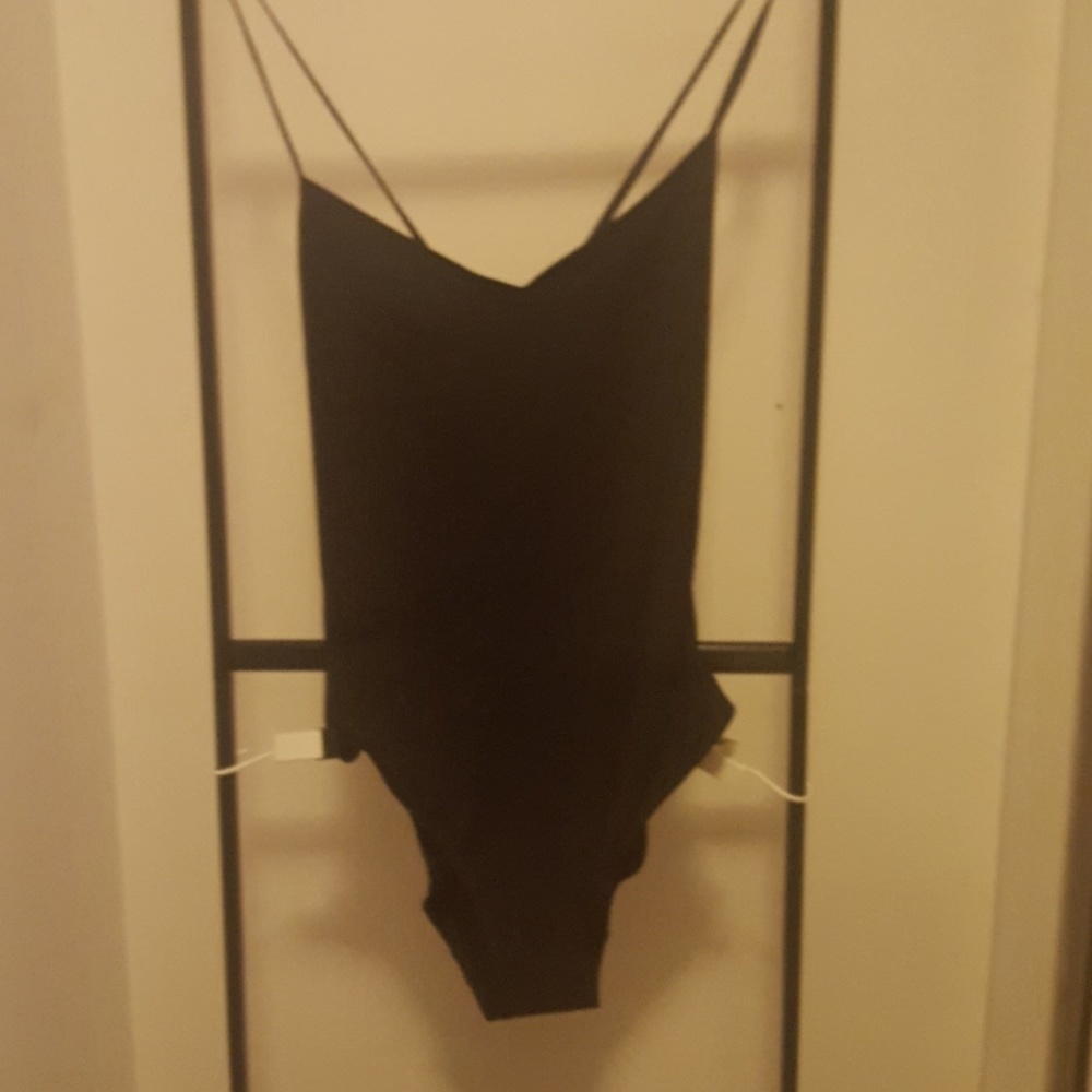 Black one piece swimsuit NWOT