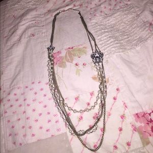 Long layered necklace