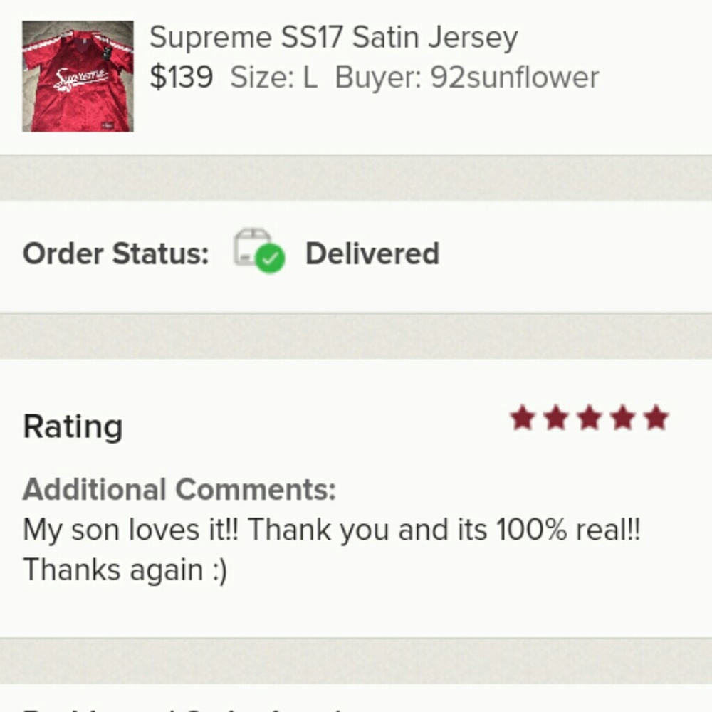 Customer review