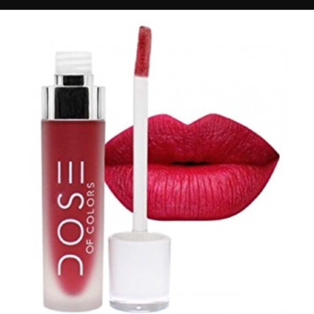 Dose of colors liquid lip- merlot