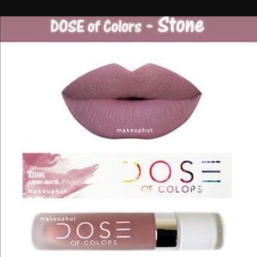 Dose of colors liquid lip- stone