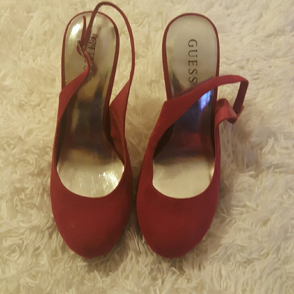 Guess  Sling back Heels in Fushia