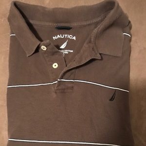 Men's short sleeved polo shirt