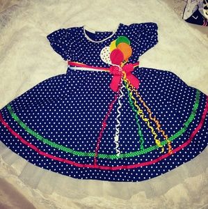 Rare Edition Navy Blue Girl Party Dress