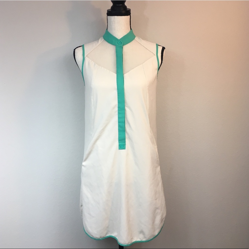 Altar'd State Sheer Button Up Dress
