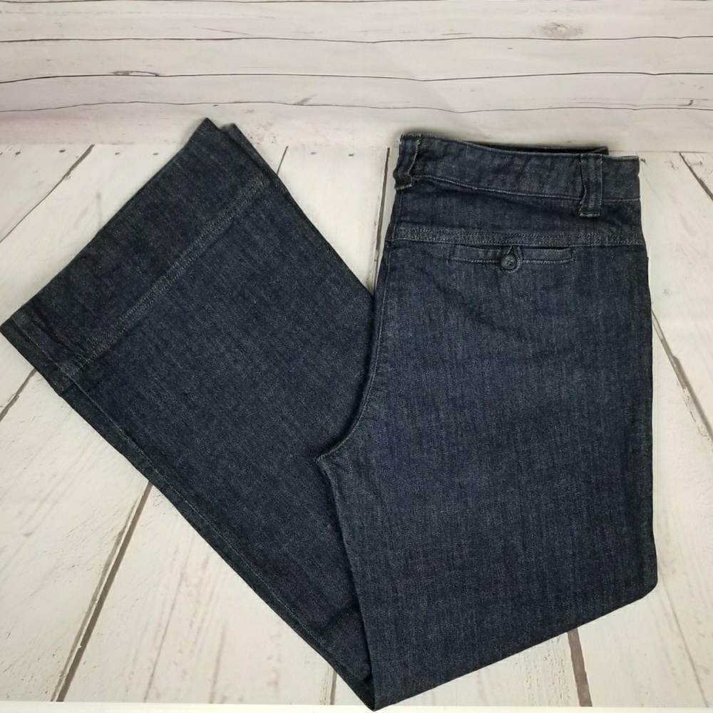 ❤SOLD❤J JILL Trouser Jeans Wide Leg 14 Petite