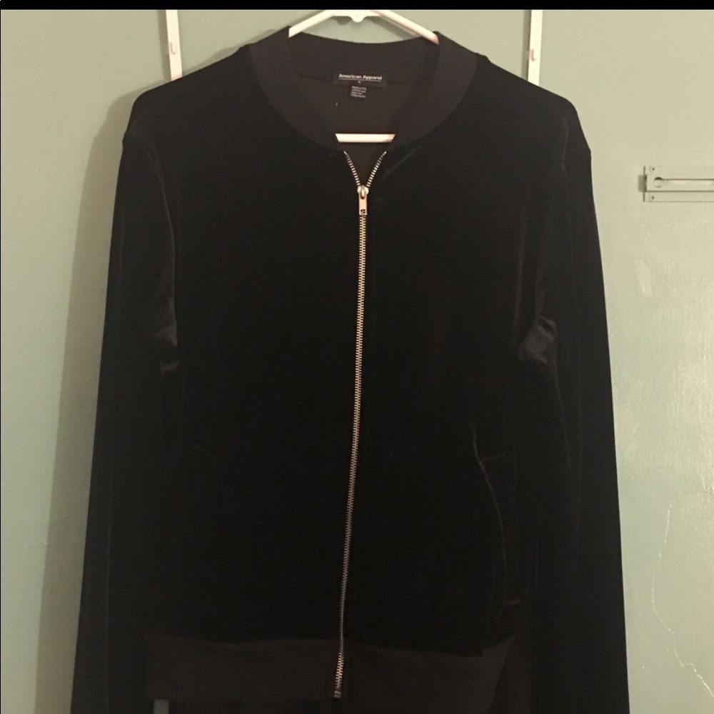 American Apparel velvet jacket