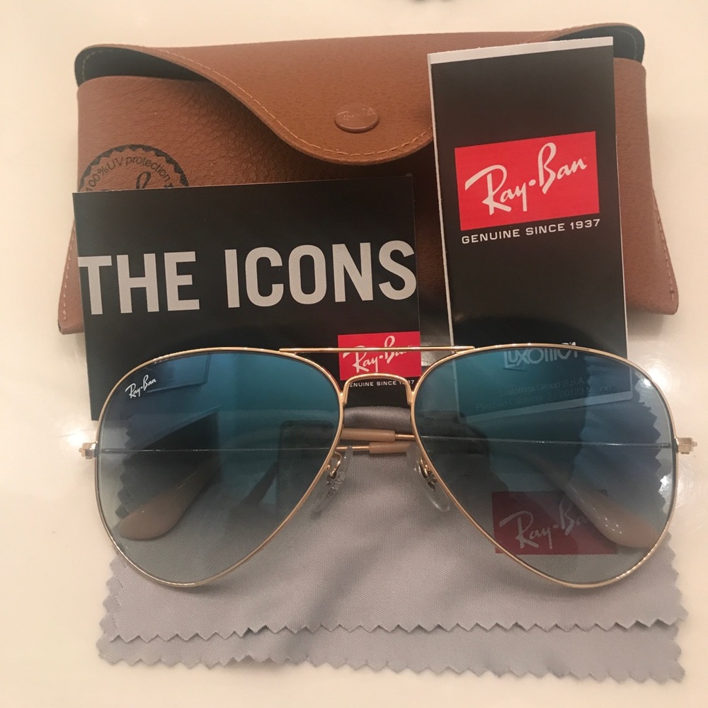 Blue Gradient Ray-Bans