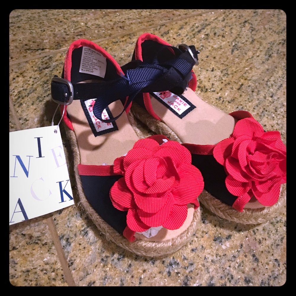 Janie and Jack espadrilles size 5