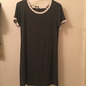 Black and White shirt dress