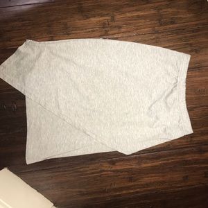 Grey bodycon skirt