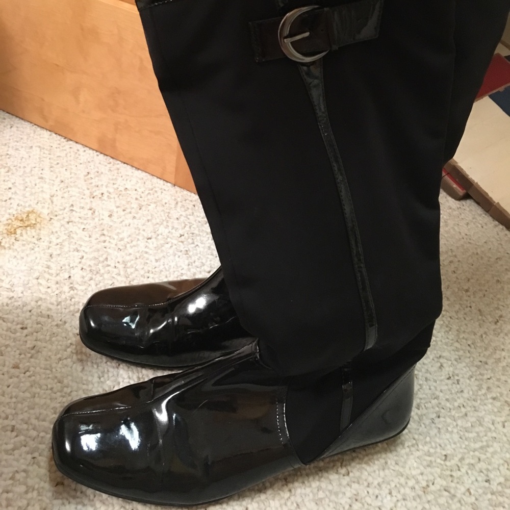 Black boots
