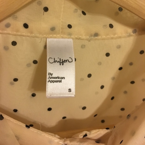 Chiffon translucent button down - Picture 3 of 5