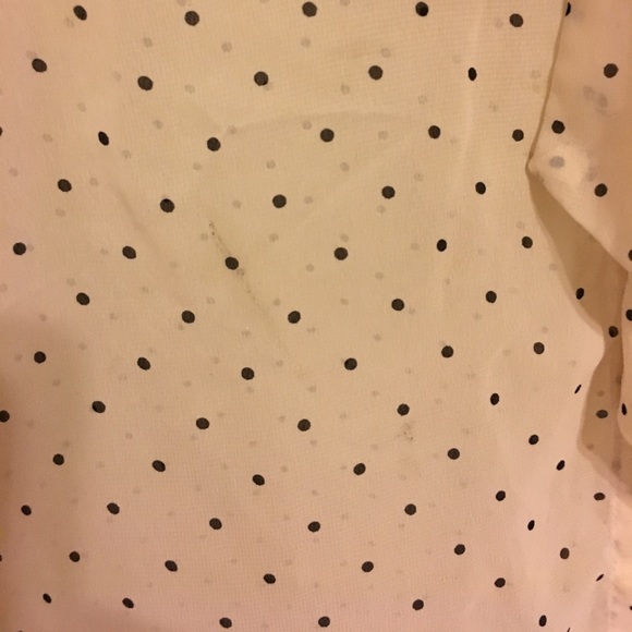 Chiffon translucent button down - Picture 4 of 5