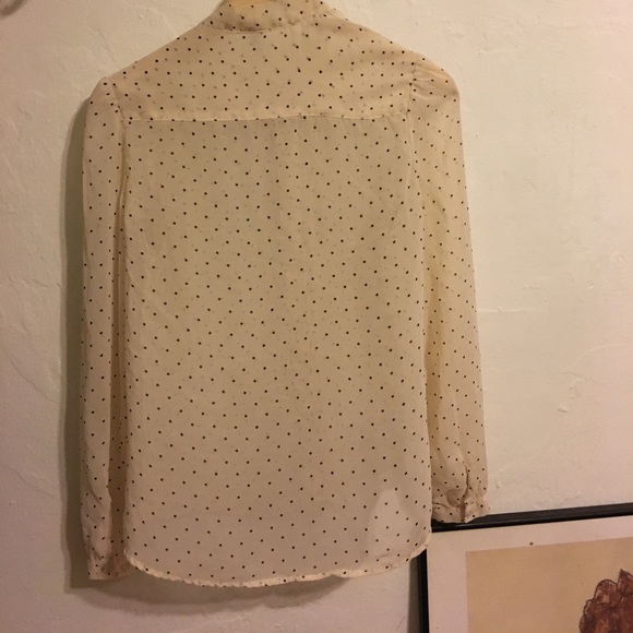 Chiffon translucent button down - Picture 5 of 5