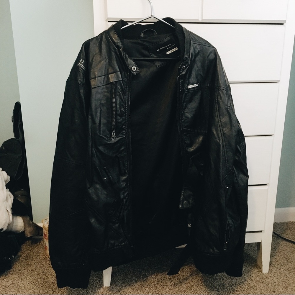 Men's Rocawear Leather Jacket