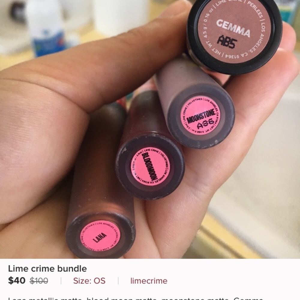 Moonstone/bloodmoon matte limecrime for ohhemilyy6