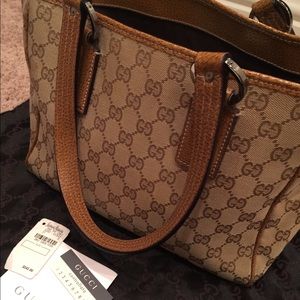 Gucci Canvas Tote Bag