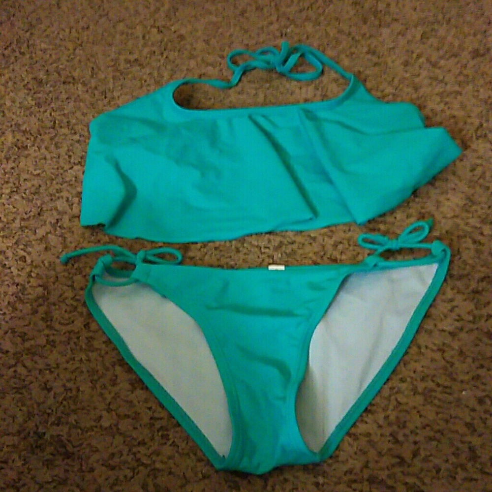 Custom handmade halter top bathing suit