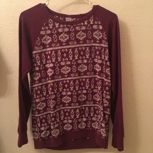 Maroon long sleeve