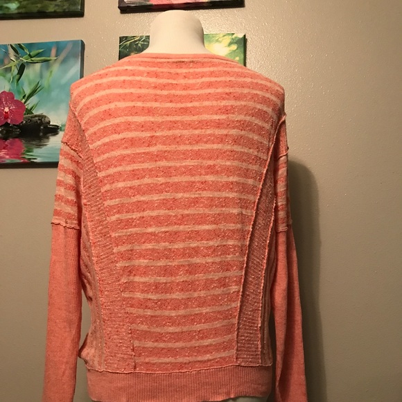 ❗️REDUCED❗️ Free People Coral Button Up Cardigan - Picture 5 of 6
