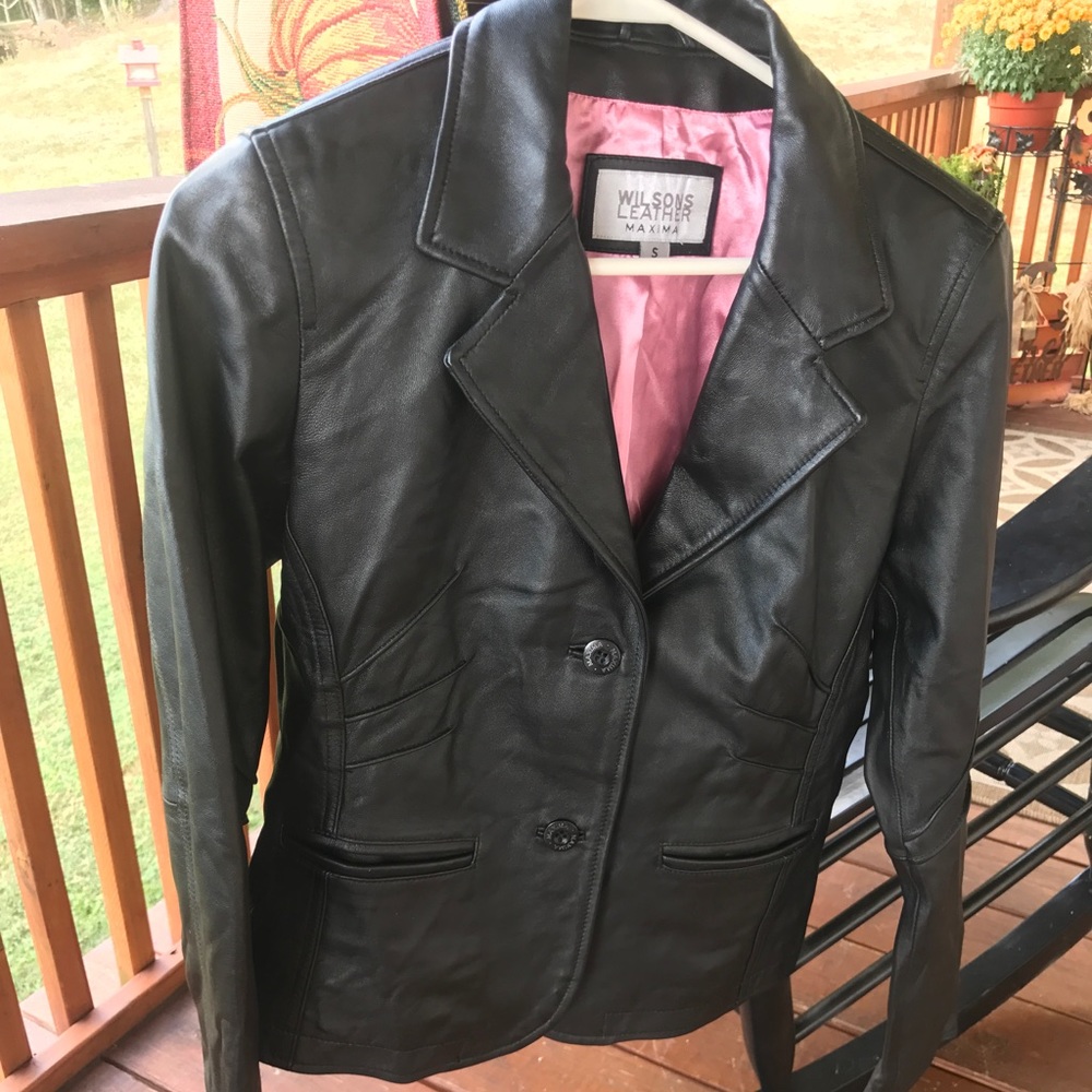 Classic black Wilson Leather Jacket