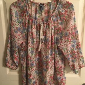 “Chaps” Floral Top