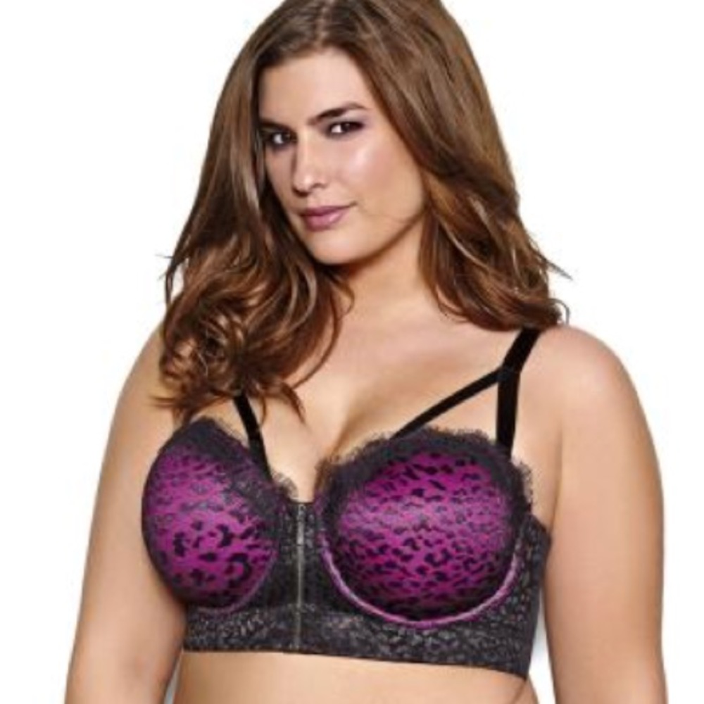Ashley Graham Animal Print convertible bra